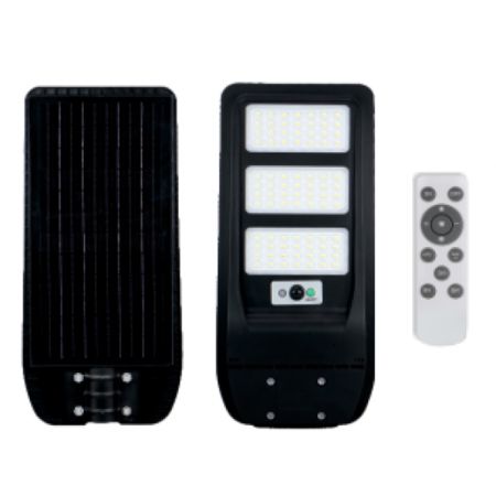 M452300-C4 300W ALL IN ONE solarna LED ulična svetiljka ABS 6500K IP65 radar senzor crna + daljinski Mitea Lighting