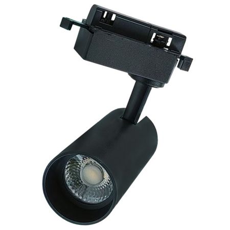 M203732 C 30W 6500K LED COB crni šinski reflektor Mitea Lighting (25 mes.)