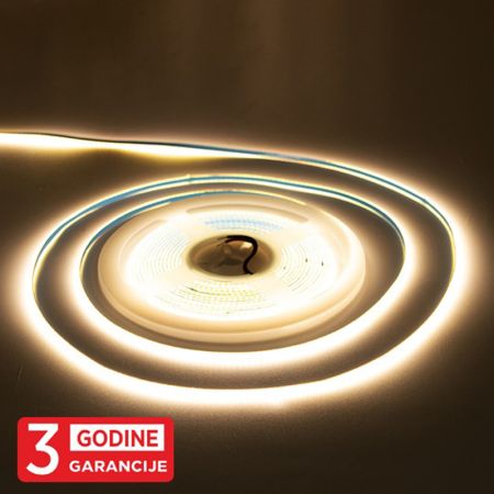 MLH-2110-ML-3 3mm COB LED traka 4000K 5m 12V IP22 7W/1m 384LED/1m 3Y Mitea Lighting