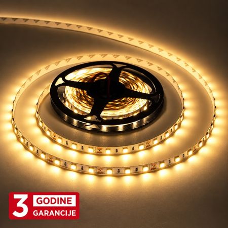 MLR-2835-60 5W/1m 24V 3000K IP20 5m kotur SMD LED traka 60 LED/1m 3Y Mitea Lighting