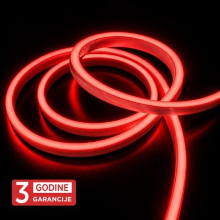 MLG-2835-120-ML set 50m kotur IP67 crvena 9.5W/1m LED NEON FLEX traka 12V 120 LED/1m Mitea Lighting