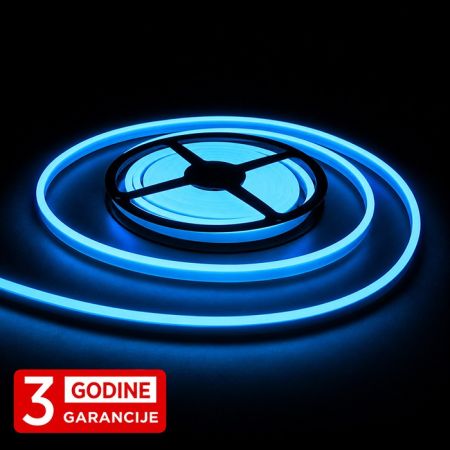 MLG-2835-120-ML 9.5W/1m 12V nebo plava IP67 5m SMD LED NEON FLEX traka 6x12mm 120 LED/1m 3Y Mitea Lighting