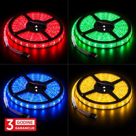 MLS-5050-60-ML 11W/1m 12V RGB IP67 5m kotur SMD LED traka 60 LED/1m Mitea Lighting