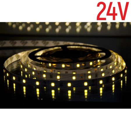 MLR-2835-60-24V 3000K (toplo bela) 5m 24V 4,5W 60 LED/1m IP20 Mitea Lighting