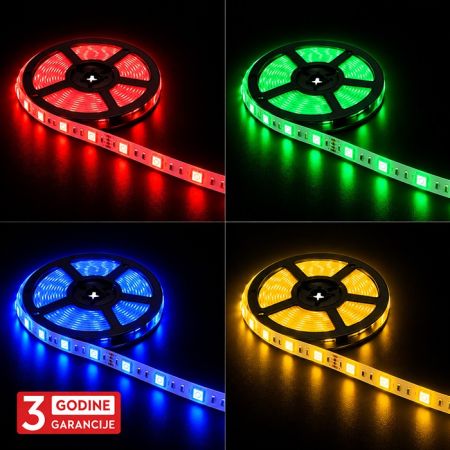 MLR-5050-30 7W/1m 24V RGB IP20 5m kotur SMD LED traka 30 LED/1m Mitea Lighting