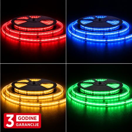 MLH-2835 14W/1m 24V RGB (GRB) IP22 set 20m kotur COB2110 10mm LED traka 576 LED/1m Mitea Lighting