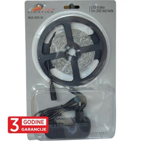 MLR-2835-60 5W/1m 12V 6500K IP20 5m kotur SMD LED traka 60 LED/1m blister 3Y Mitea Lighting