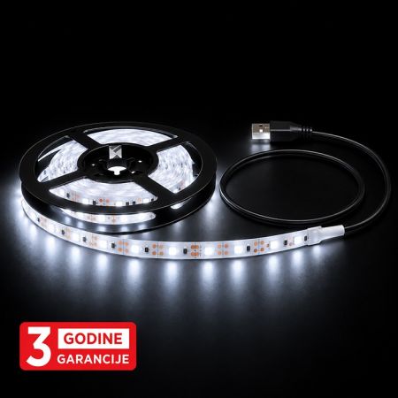 MLL-2835-60 5W/1m 5V 6500K IP20 3m kotur SMD LED traka za TV 60 LED/1m 3Y Mitea Lighting