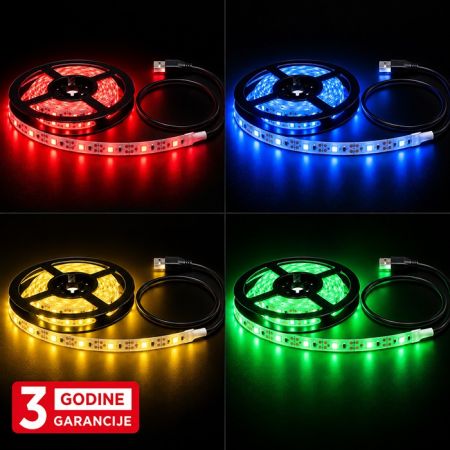 MLL-5050-30 SET RGB LED traka za TV 2m 5V 7W 30LED/1m IP20 Mitea lighting