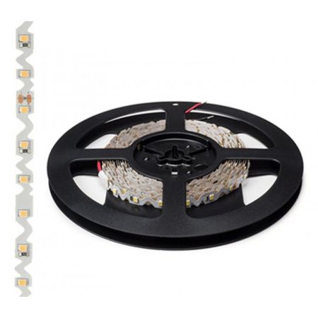 MLF-2835-60 3000K (toplo bela) S-Shape ZIG ZAG LED traka 5m 12V 4,8W 60 LED/1m IP20 Mitea Lighting