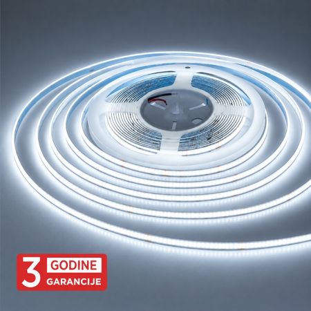 MLH-2835-ML 9W/1m 12V 6500K IP22 set 50m kotur COB LED traka 320 LED/1m 3Y Mitea Lighting