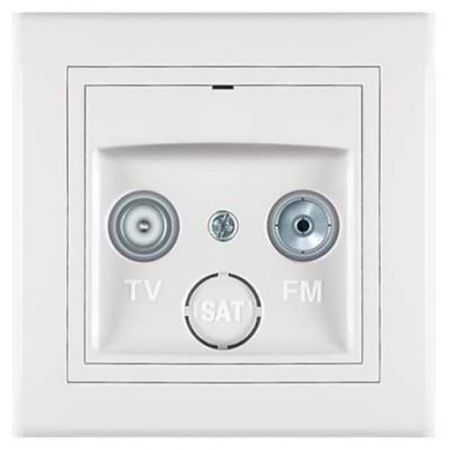 Aling priklj.TV/FM zavrsna 612Z.000 Prestige bela