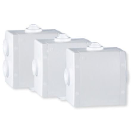 Razvodna kutija bela Power 80x80 3 uvoda IP54 261.0 Aling