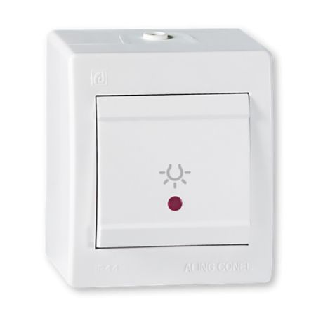 Aling taster svetla sa indikatorom beli IP44 255I.00 OG Power