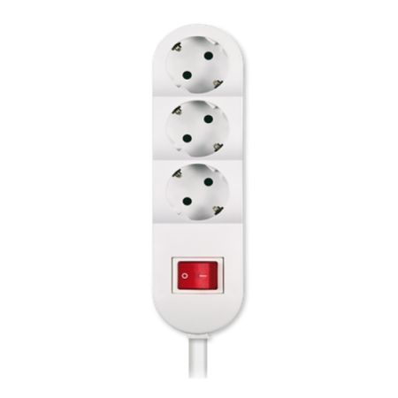 Aling prenosna trostruka priključnica (produžni kabl) sa prekidačem bela 44303.0 kabl 3m max 3.6kW 16A 250V