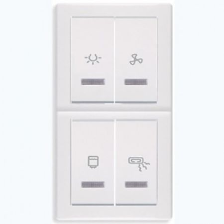 Aling vertikalni kupatilski indikator 66914.00 2x10 + 2x16 250V MODE