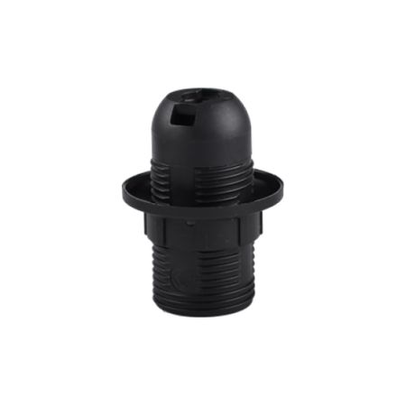 Aling grlo E14 za luster bezvijačno crno za navoj M10*1 Ti80. 11021.E