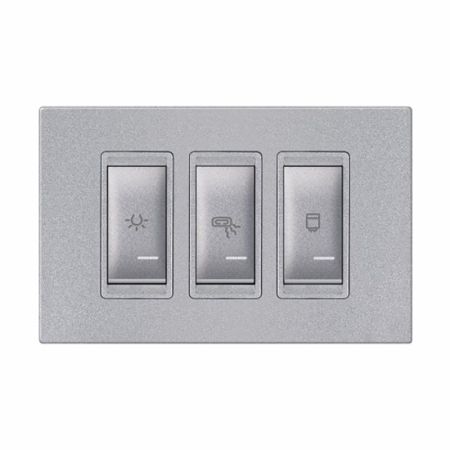 Aling set sklopki za kupatilo 3*16A EXP 72310.SS, silver