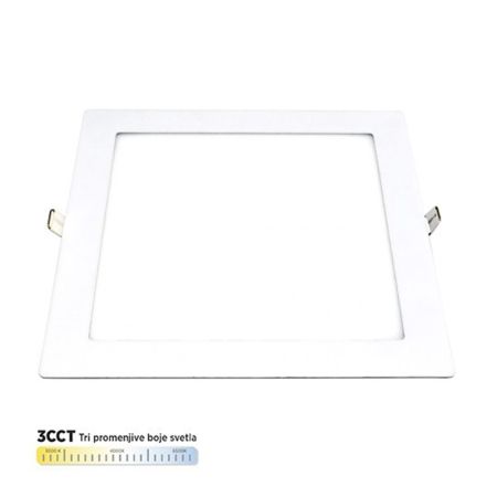 M18UK CCT 18W 3000/4000/6500K ugradni kvadratni LED panel Mitea Lighting