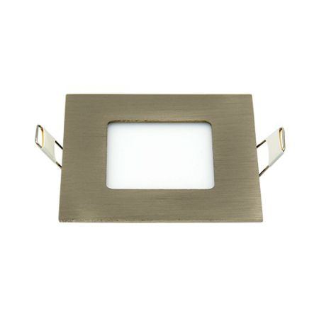 LED panel ugradni kvadratni 3W 6500K saten nikl M3UK-SN 
