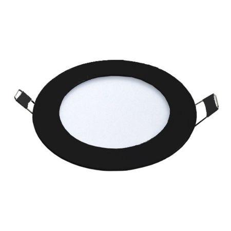 M6UO-BK 6W 4000K crni ugradni okrugli LED panel Mitea Lighting (25 mes.) 