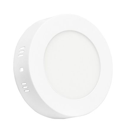 M6NO 6W 4000K beli nadgradni okrugli LED panel Mitea Lighting