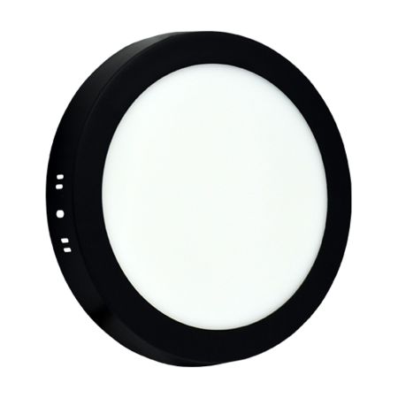 LED panel nadgradni okrugli 18W crni Mitea Lighting 