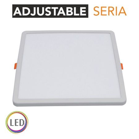 LED panel ugradni kvadratni 20W 6500K beli sa podesivim oprugama Mitea Lighting