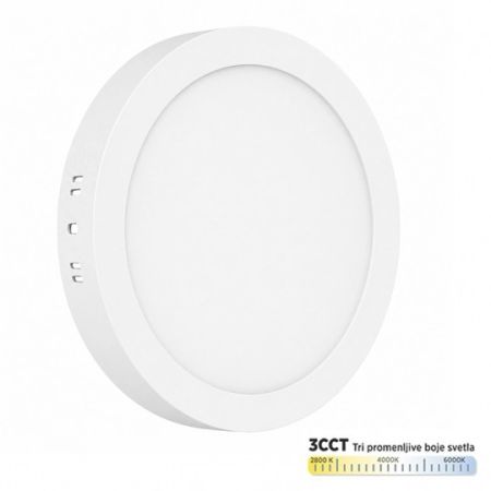 M30NO-CCT 30W 3000~6500K nadgradni okrugli LED panel Mitea Lighting