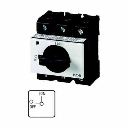 Grebenasti prekidač trofazni za din šinu 0-1 63A P3-63/IVS 041099 Eaton