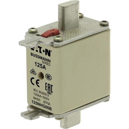 Nožasti osigurač sa indikacijom NH00 125A AC 500V 125NHG00B Eaton