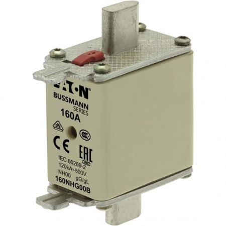 Nožasti osigurač sa indikacijom NH00 160A AC 500V 160NHG00B Eaton