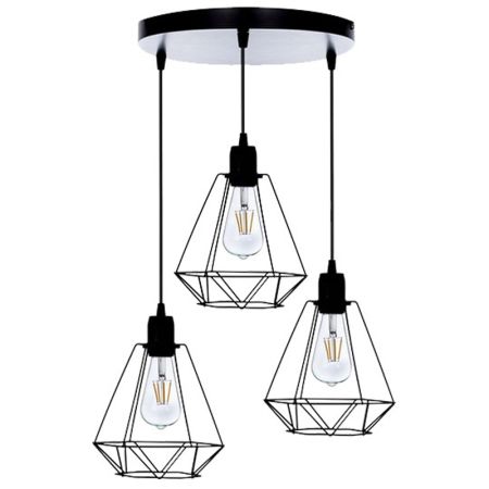 M0824-3R (Y) visilica 3xE27 Max.60W/220V Mitea Lighting