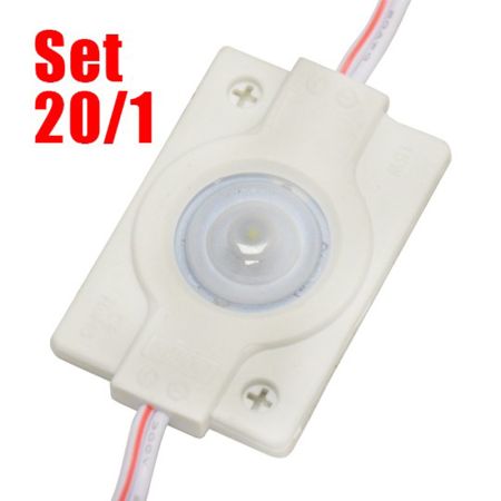 M-K3030B LED modul set 20/1 sa sočivom IP65 1.5W 6500K 50x30mm Mitea Lighting