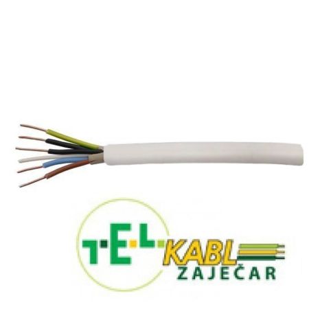 Kabl beli PPJ 5x0.75 H05VV-F Tel-Kabl
