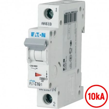 Automatski osigurač 16A C 10kA PL7-C16/1 262704 Eaton