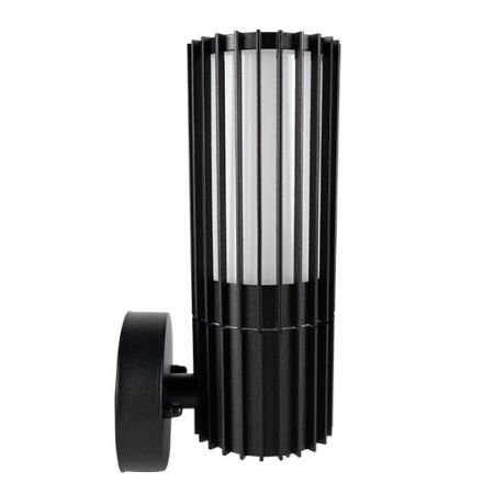 M917 CRNA 1xGU10 IP54 bastenska lampa zidna Mitea Lighting