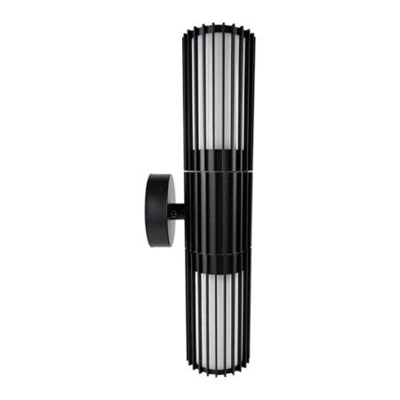 M918 CRNA 2xGU10 IP54 bastenska lampa zidna Mitea Lighting