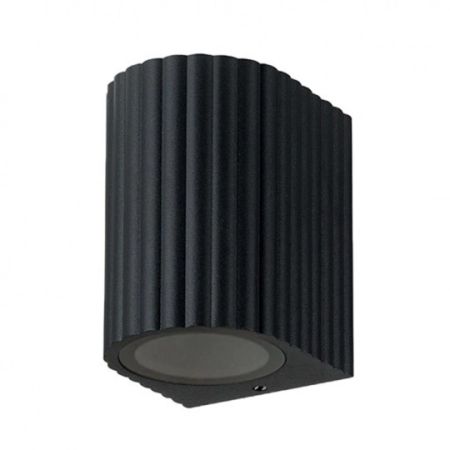 M955010 B CRNA 1xGU10 IP65 bastenska lampa zidna Mitea Lighting