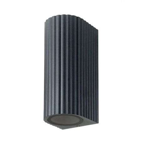 M955020 A ANTRACIT 2xGU10 IP65 bastenska lampa zidna Mitea Lighting