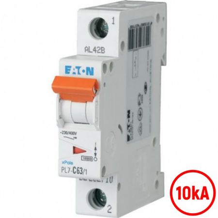 Automatski osigurač 63A C 10kA PL7-C63/1 262710 Eaton