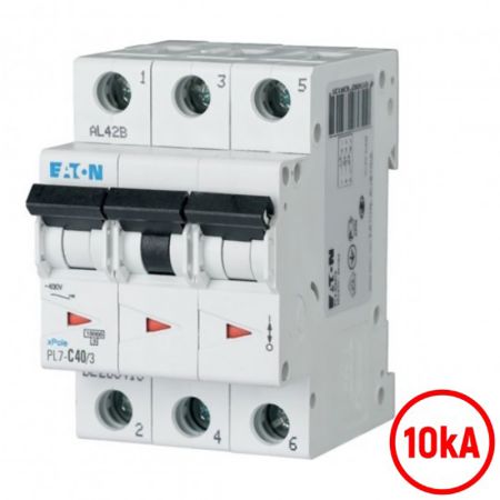 Automatski osigurač 40A C 10kA PL7-C40/3 263413 Eaton
