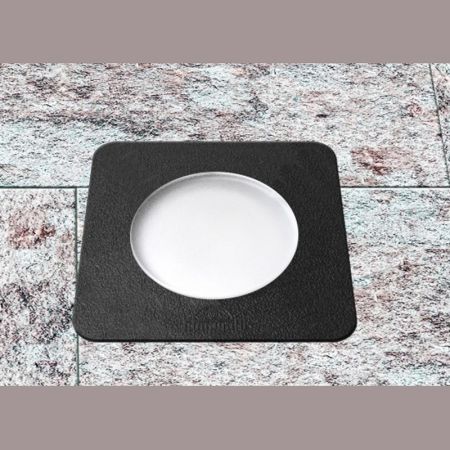 CECI 90 kvadratna crna spoljna ugradna lampa IP67 1xGU10 LED 3.5W 4000K-sijalica uključena uz proizvod 1F4.000.000.U1L Fumagalli