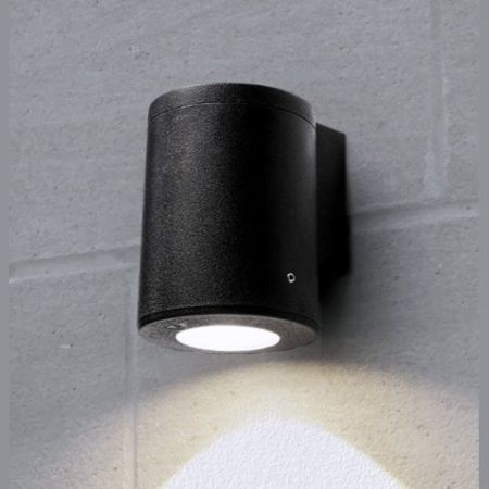 FRANCA 90 1L CCT 2700-4000K zidna lampa crna 1xGU10 LED 3.5W sijalica uključena uz proizvod 3A7.002.000.U1K Fumagalli