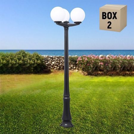 DINO NARDO/G250 3L CCT 2700-4000-6500K stubna lampa crna 1xE27 LED 8.5W A60 sij. ukljucena uz proizvod G26.306.D30.V1K