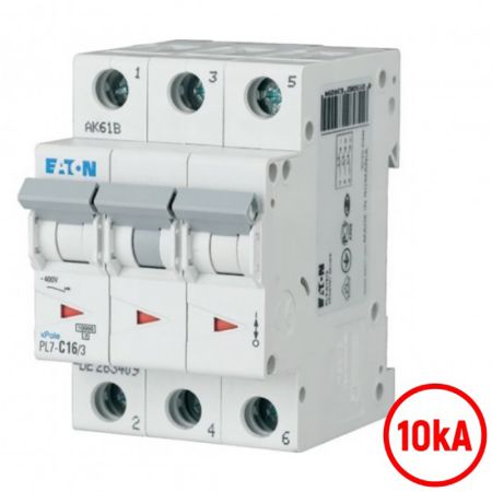 Automatski osigurač 63A C 10kA PL7-C63/3 263415 Eaton