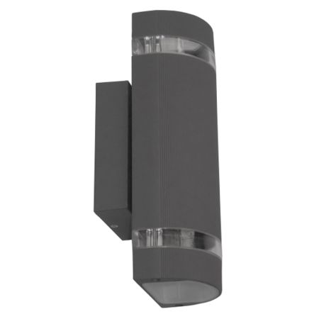 M037 A ANTRACIT SIVA 2xGU10 max.35W lampa zidna IP44 Mitea Lighting