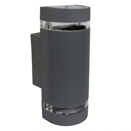 M037 A ANTRACIT SIVA 2xGU10 max.35W lampa zidna IP44 Mitea Lighting