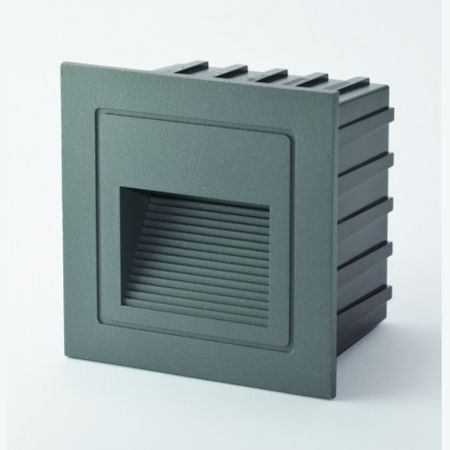 M953042 siva 3W 85x85x53mm 4000K zidna LED lampa-spoljna ugradna IP65 Mitea Lighting