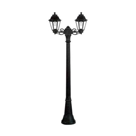 GIGI/BISSO/ANNA 2L crna stubna lampa 2xE27 LED 8.5W CCT 2700-4000-6500K - sijalica uključena uz proizvod E22.156.S20.V1K Fumagalli